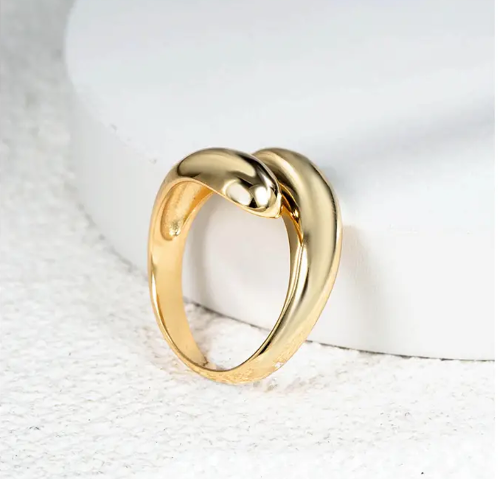 Gold Duo Ring