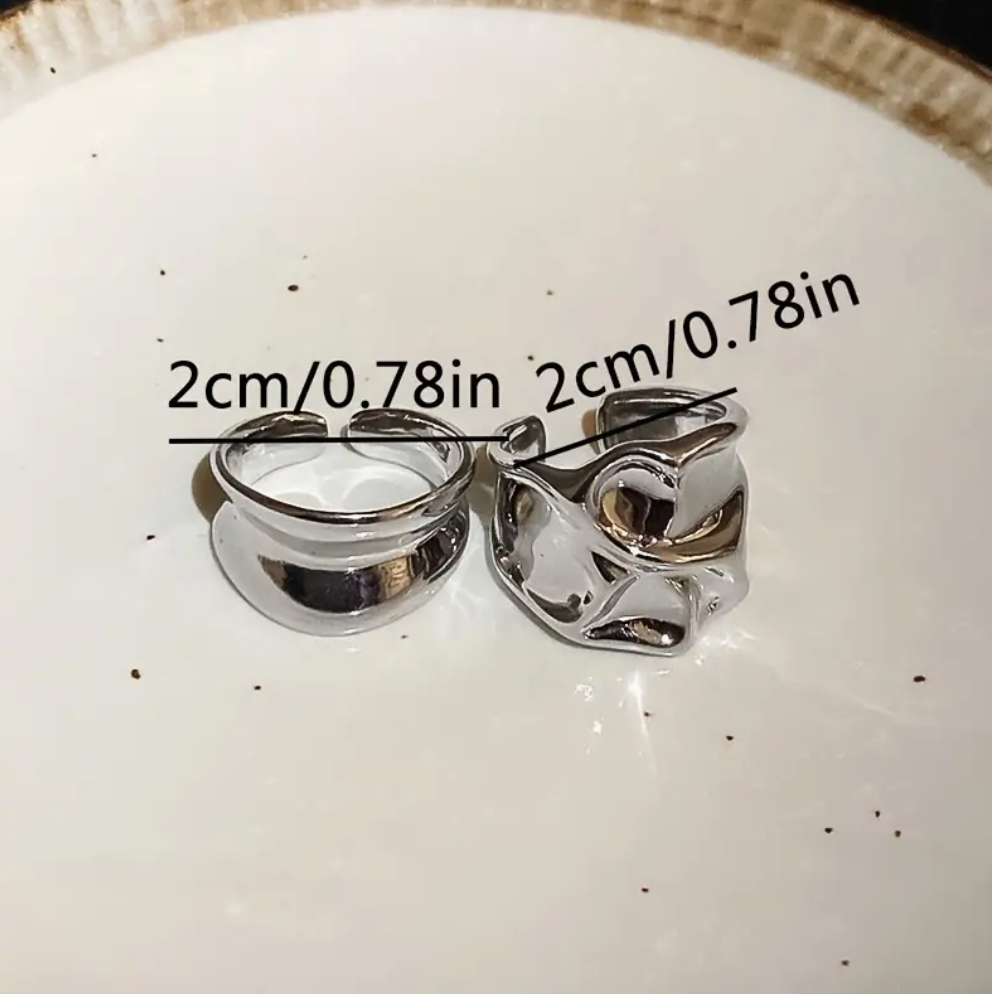 Two Piece Unique Rings