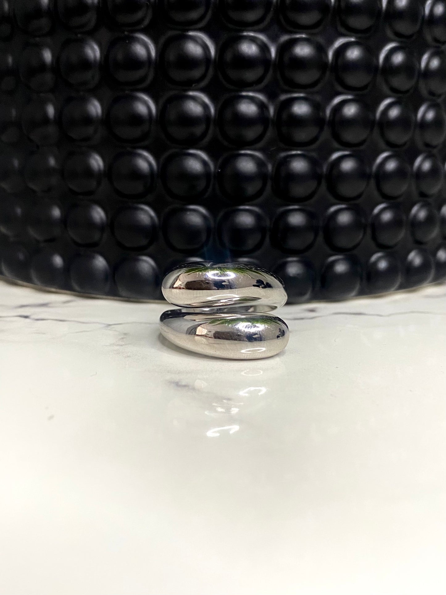 Silver Duo Ring