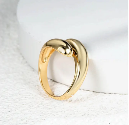 Gold Duo Ring