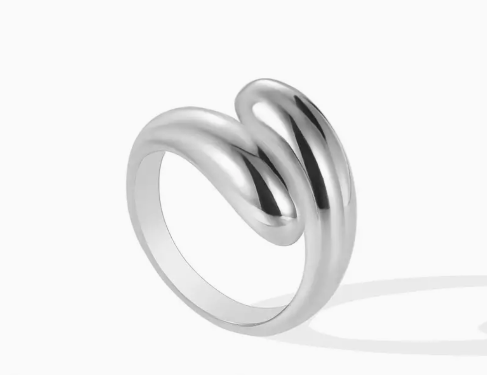 Silver Duo Ring