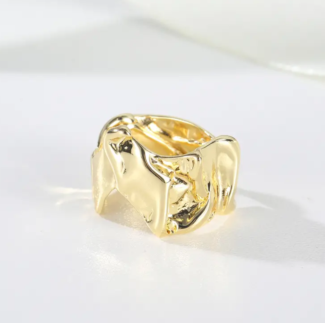 Gold Lava Ring