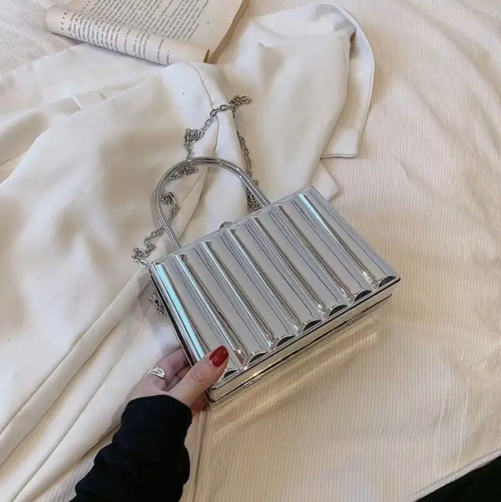 Silver Box Bag