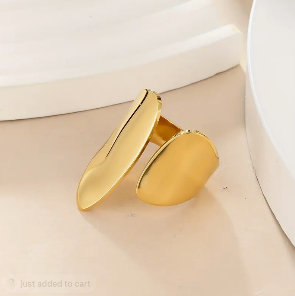 Gold Irregular Ring