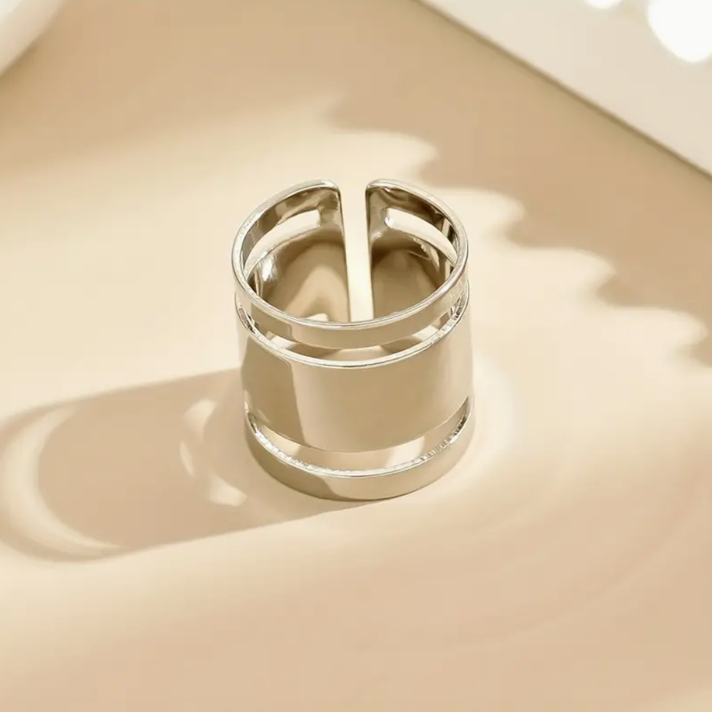 Silver Wide Band Ring