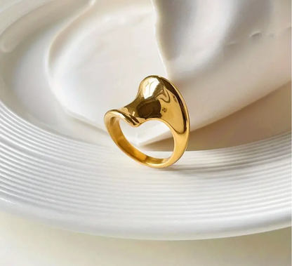 Uneven Gold Ring