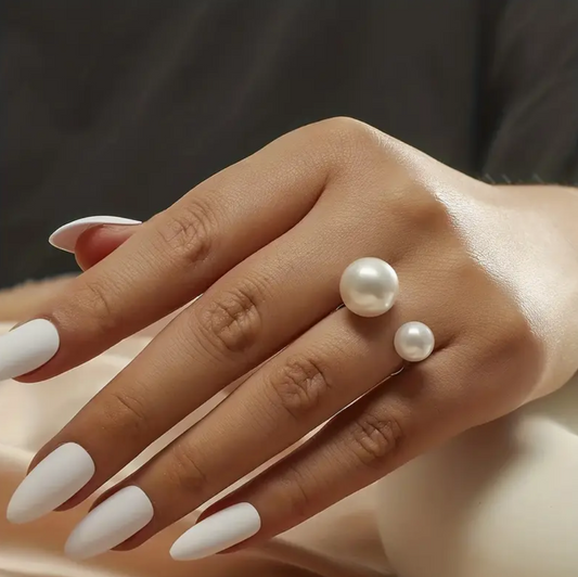 Pearl Cuff Rings