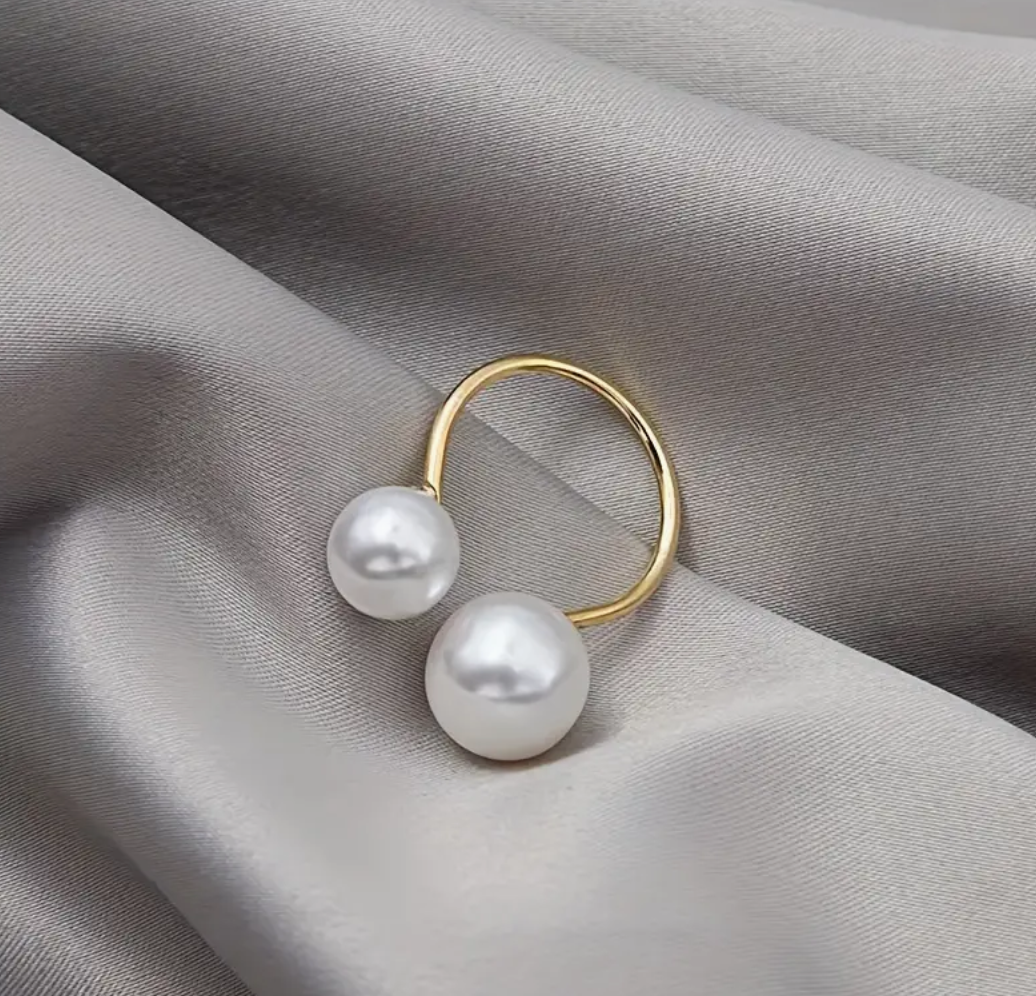 Pearl Cuff Rings