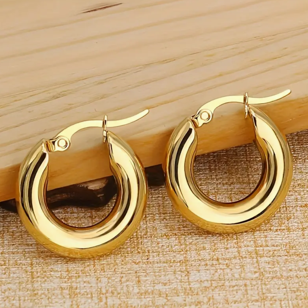 Solid Ring Earrings