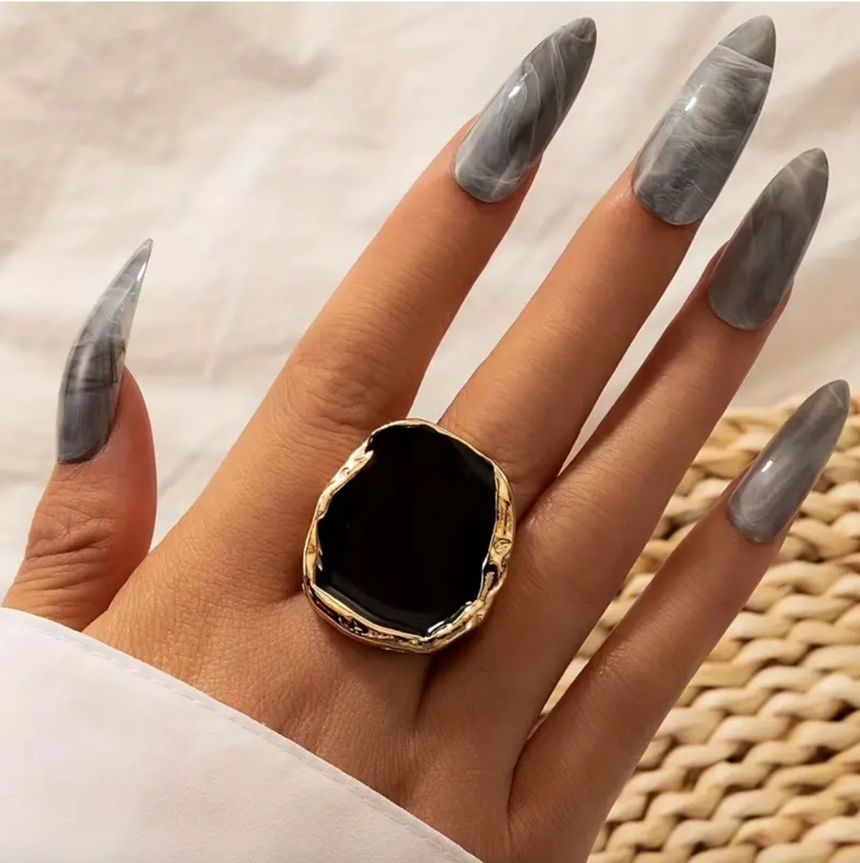 Golden Black Ring