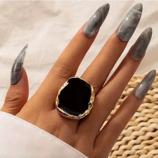 Golden Black Ring